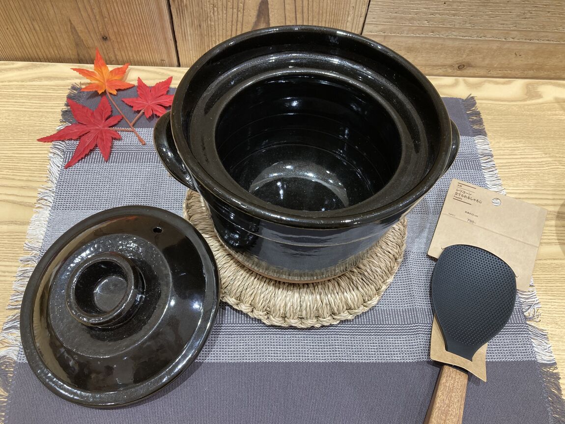 イオンモール船橋】ガス火・レンジでも炊けるごはん鍋｜無印良品